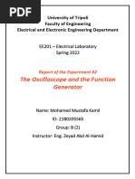 The Oscilloscope and Function Generator