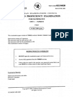 Advanced Proficiency - : Caribbean Examinations