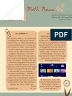 Beige Green Illustrated Classroom Newsletter 1