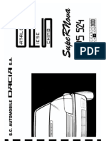 Dacia SupeRNova (10-2000) - Catalog Piese Schimb (PS524)