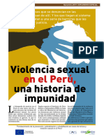 SUPLEMENTO Violencia Sexual en El Perú Una Historia de Impunidad