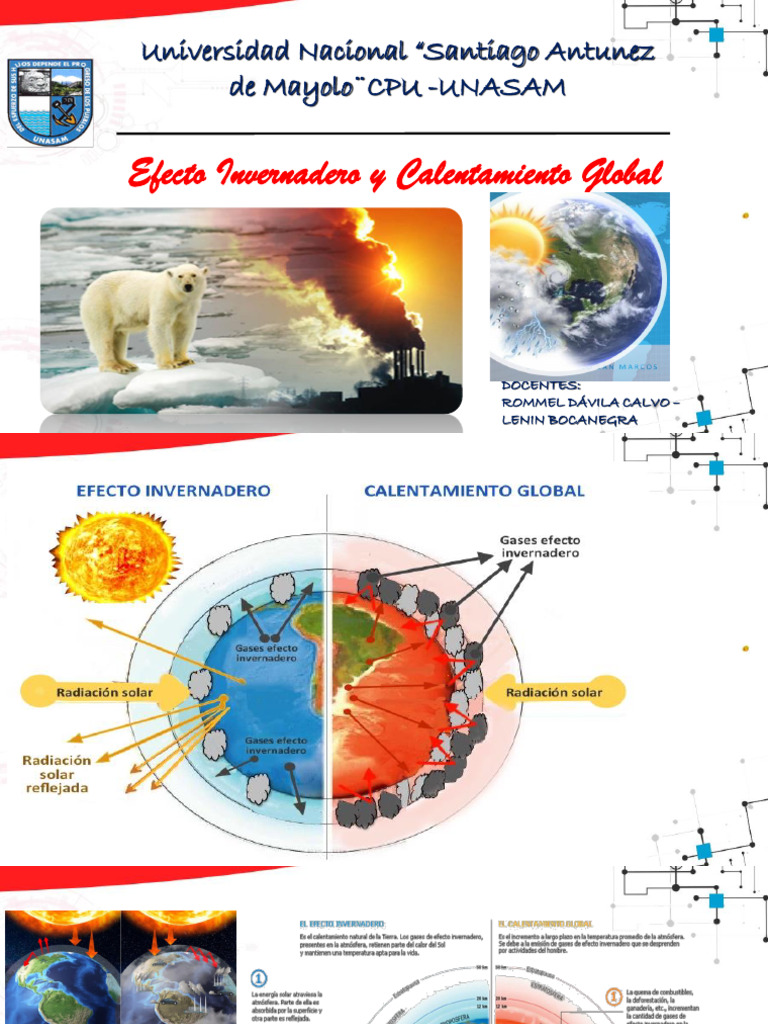 Efecto Invernadero y Calentamiento Global | PDF | Dióxido de carbono ...