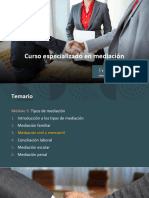 Mediación Civil y Mercantil - Módulo 5 - Curso Mediación 2023