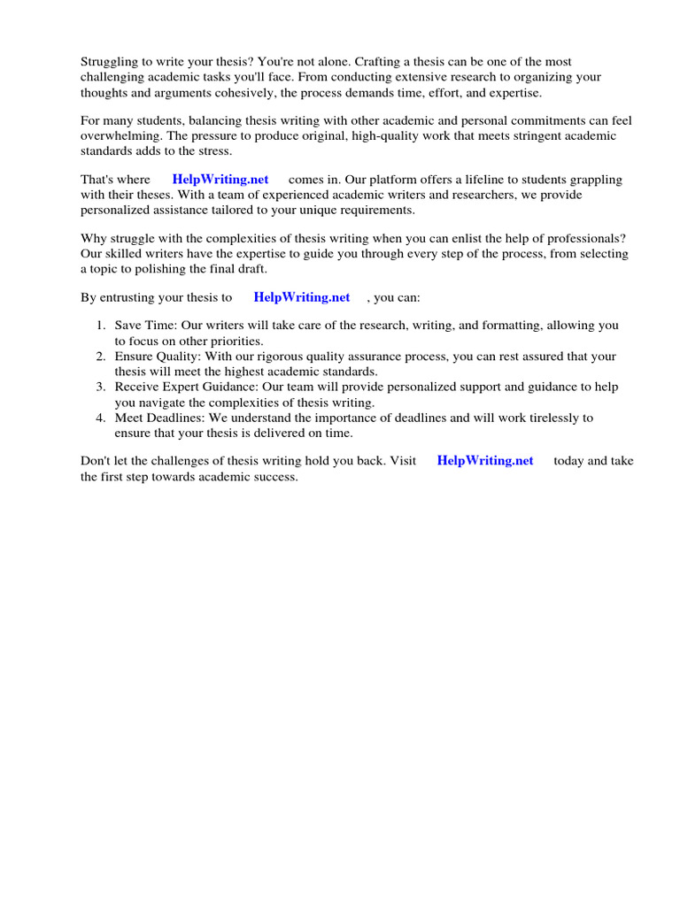 Argumentative Thesis Creator