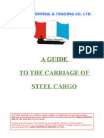 A Guide To The Carriage of Steel Cargo