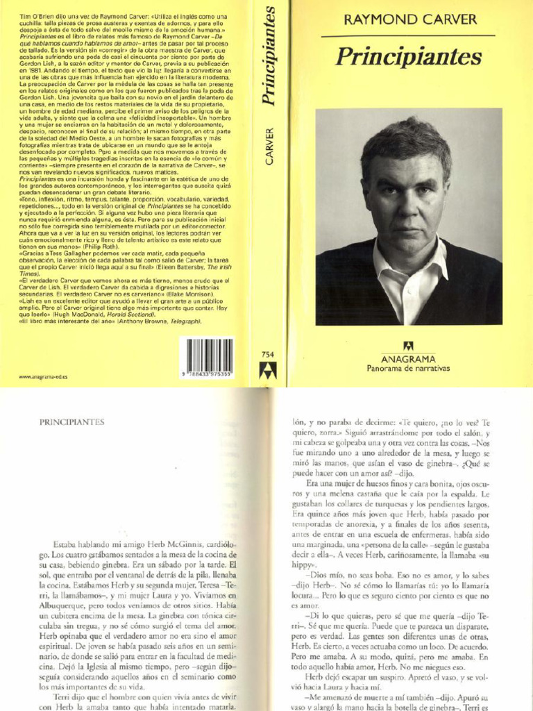 14 Principiantes Raymond Carver PDF 2 PDF Free PDF