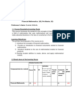 Syllabus Math Fin