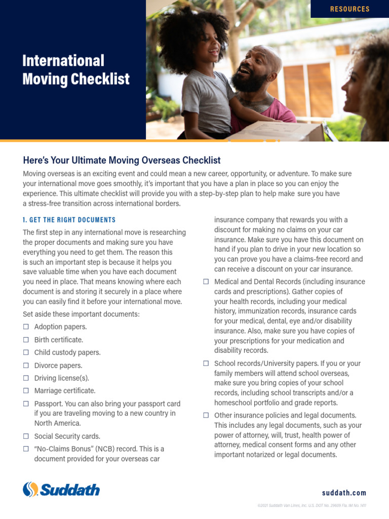 Essential Documents for International Moves | PDF | Renting | Travel Visa