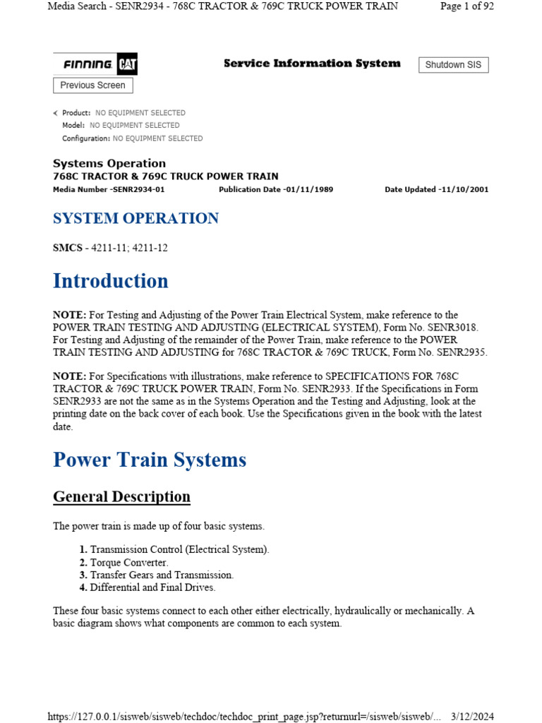 System Operation Pdf Switch Clutch