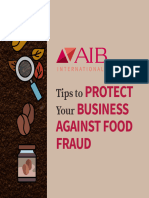 Food Fraud Tips - AIB