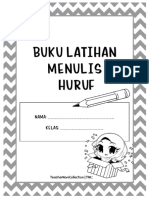 Latihan Tulis Huruf Dot Dot