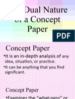 Lesson 8 Dual Nature of Concept Paper