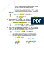 Razonamiento Matemático - Porcentajes