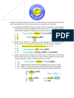 Razonamiento Matemático - Porcentajes