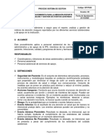PC03. Procedimiento para La Medición Reporte Análisis y Gestión de Eventos Adversos V 2