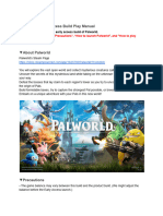 Palworld Early Access Build Manual