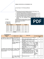 Format Penyusunan Instrumen Tes