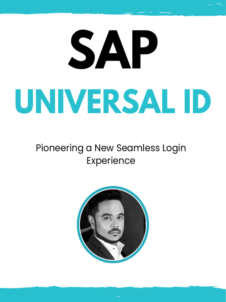 SAP Universal ID PDF Login User