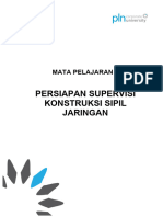 Persiapan Supervisi Konstruksi Sipil Jaringan