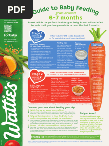 Watties Baby Feeding Guide