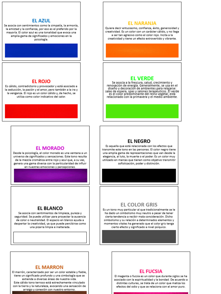 Colores Fin | PDF | Color | Amor