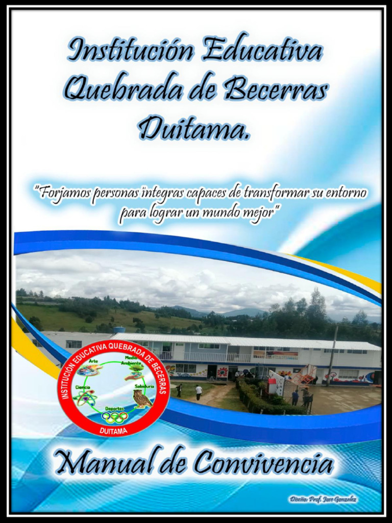 Manual de Convivencia Escolar 2024 | PDF | Educación de la primera ...