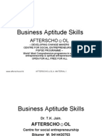 Business Aptitude Skills 27 Sept II