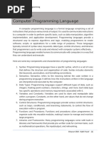 Lexical and Syntax Analysis 