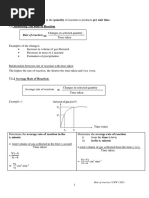 Effect of Concentration on Reaction Rate | PDF | Hydrochloric Acid ...