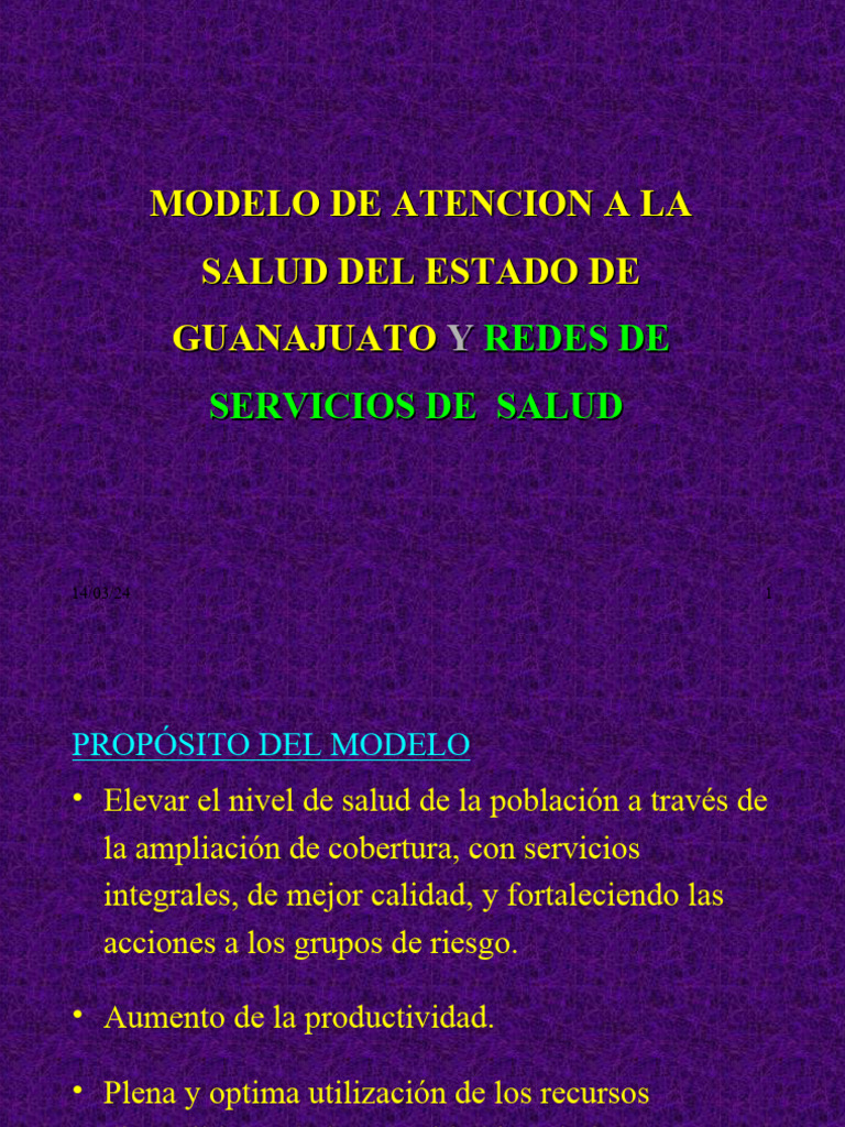 Modelo de Atencion y Redes | PDF | Hospital | Cuidado de la salud