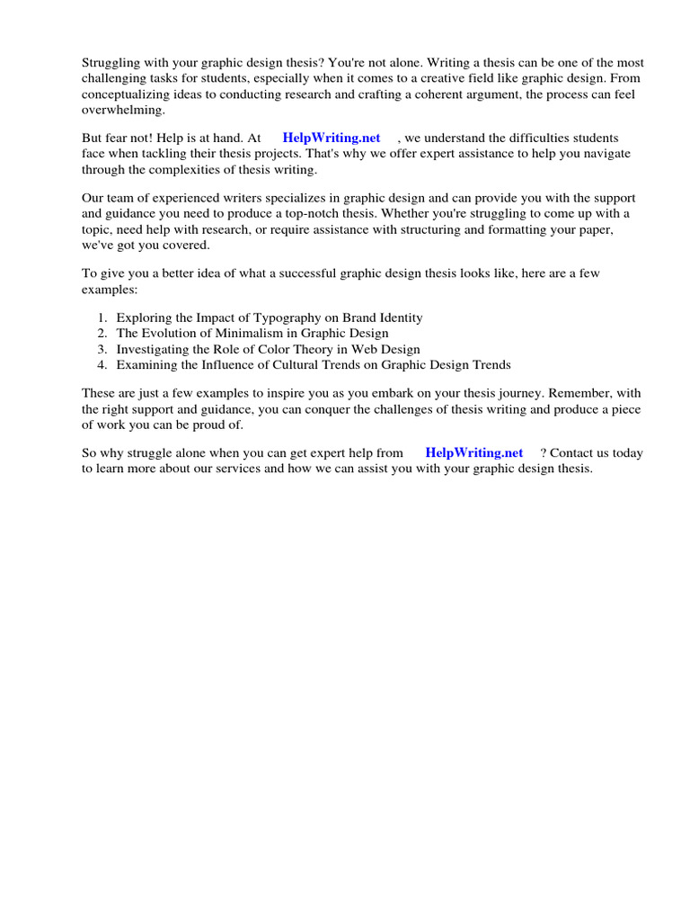 Graphic Design Thesis Support & Ideas | PDF | Graphic Design | Thesis