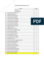 REKAP SHOLAT QIYAMULLAIL Bulan Juli