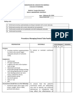 Managing Enteral Tube Feeding