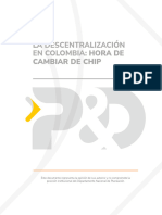 Rojas (2023) La Descentralizacion en Colombia Hora de Cambiar de Chip