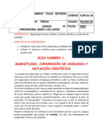 10°-fISICA-GUÍA 1. MAGNITUDES