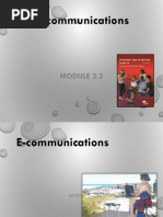 2 - 3 E-Communications (CAT Grade 12)