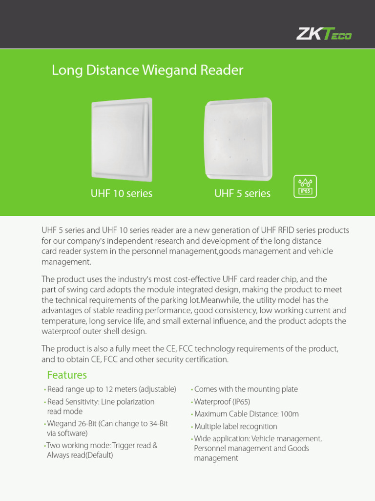UHF RFID Reader | Download Free PDF | Radio Frequency Identification ...