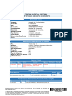 Oficina Judicial Virtual: Certificado de Envío de Escrito