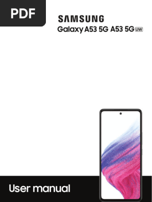 Samsung Galaxy A53 5G User Guide