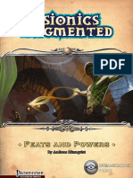 Psionics Augmented - Feats and Powers