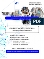 1 Diseño Curricular Administración Industrial DUAL NAID MATRICULA 202210