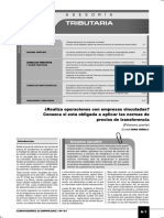 ¿Realiza Operaciones Con Empresas Vinculadas - Conozca Si Está Obligada A Aplicar Las Normas de Precios de Transferencia A-1 A A-5