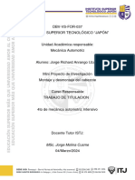 Mini Proyecto de Investigación