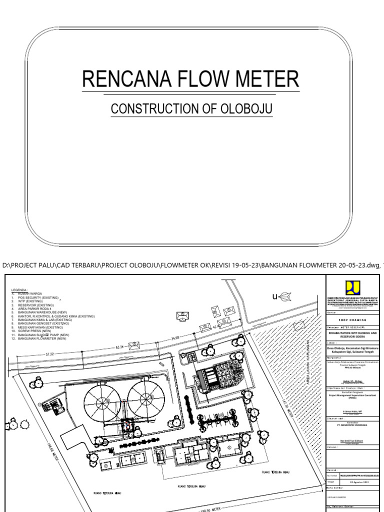 Rencana Pembangunan Flowmeter Oloboju | PDF