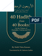 Mufti Taha Karaan - 40 Hadīth From 40 Books On The Virtues of Rama Ān, Fasting and Eid