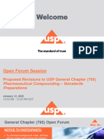 795-Open-Forum-01-12-2022 Usp 795 Slide