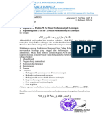 Surat Laporan Kinerja Direksi Sem.1 TP.2023-2024