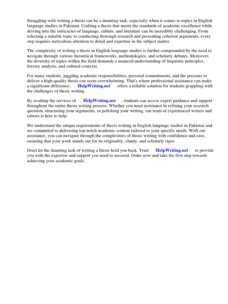 Master Thesis Topics In English Language Teaching