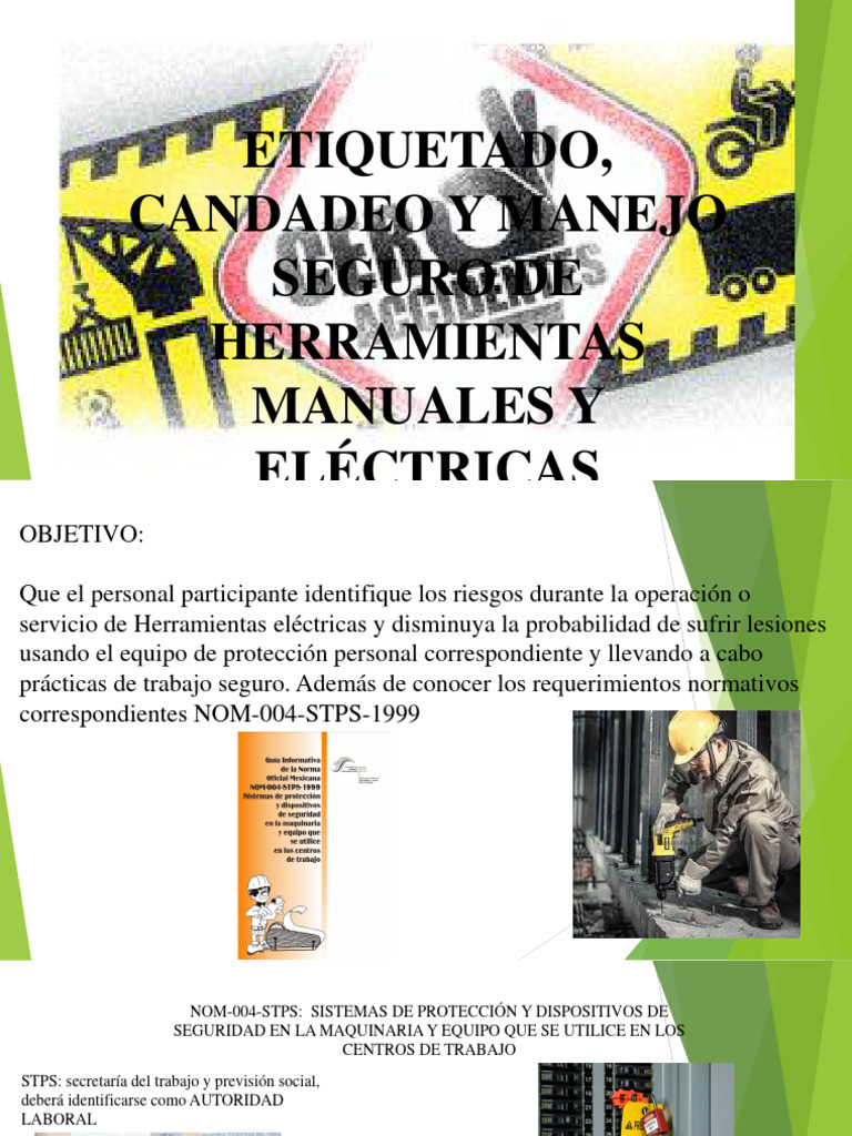 Seguridad en Herramientas Manuales y Eléctricas | PDF | Bienes ...