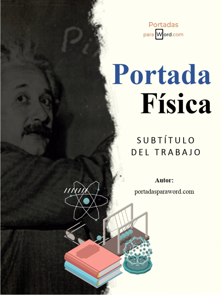 Portada para word f sica einstein pdf